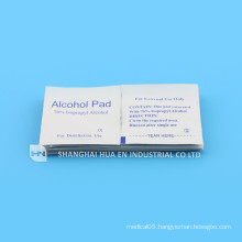 With CE&FDA&ISO certificate for high quality medical Alcohol Pad